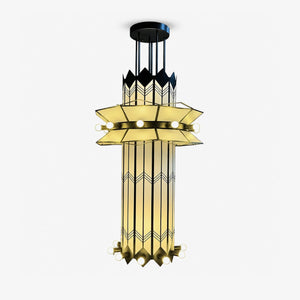 Rayonne Art Deco Pendant Chandelier