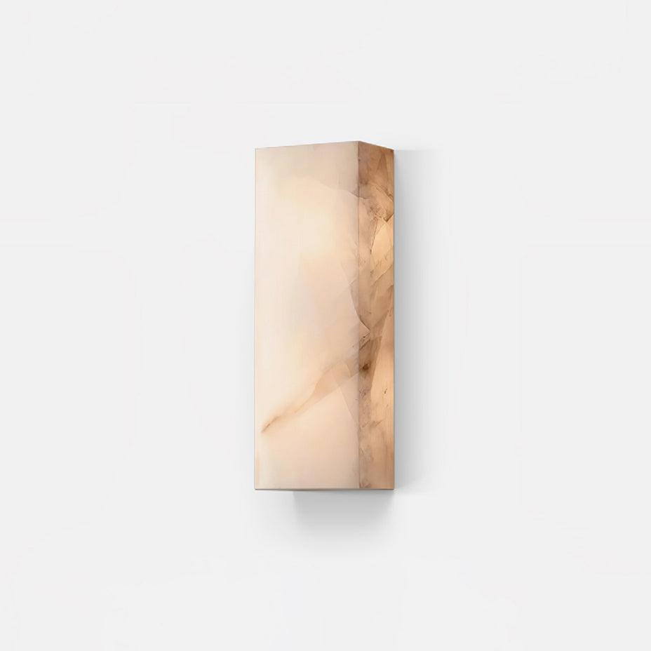 Rectangular Alabaster Wall Sconce - Docos