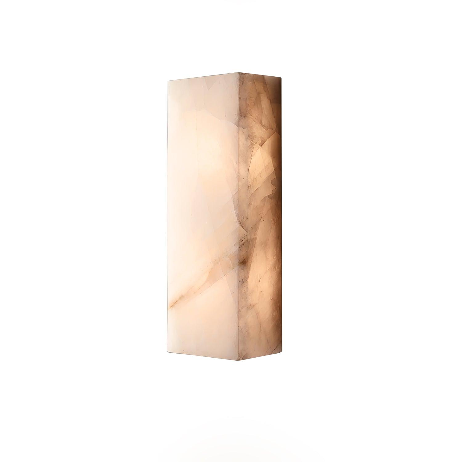 Horizontal Rectangular Sconce Rectangular Alabaster Wall Sconce - Docos