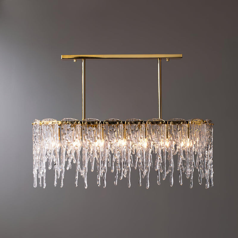 Rectangular Icicle Glass Chandelier – detail 18