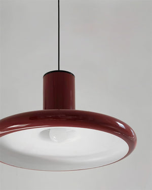 Red Frisbee Pendant Lamp 17.7″- 10.6″ - Docos