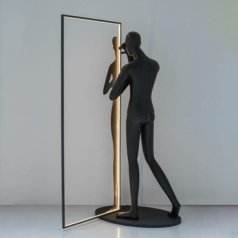 Mirror Sculpture Floor Lamp – detail 10