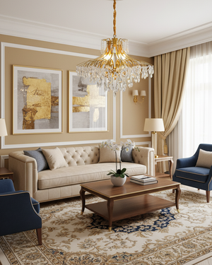 Regal Wisteria Chandelier