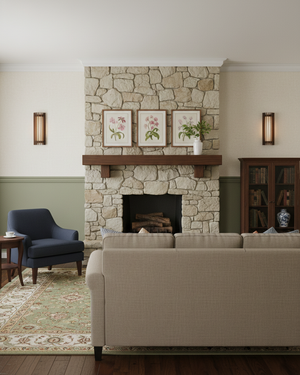 Regina Walnut Wall Lamp