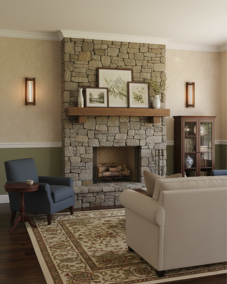 Regina Walnut Wall Lamp