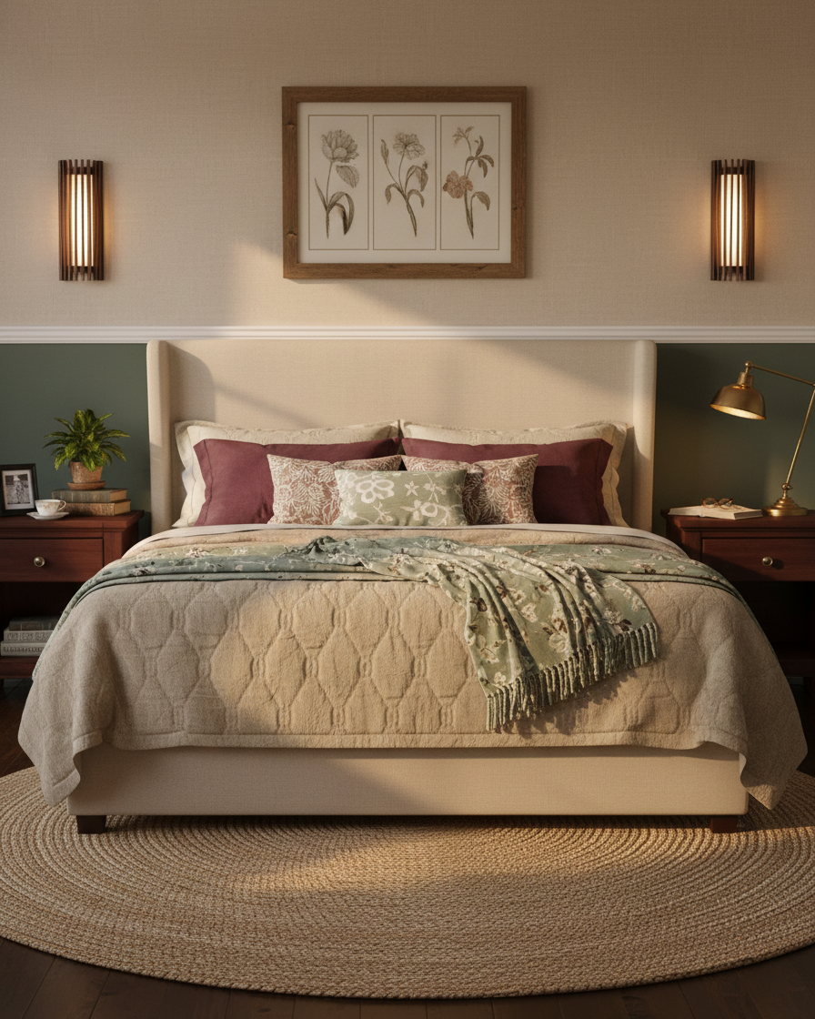 Regina Walnut Wall Lamp