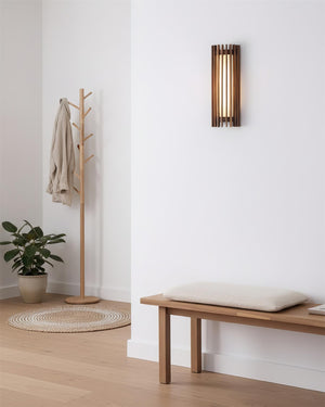 Regina Walnut Wall Lamp