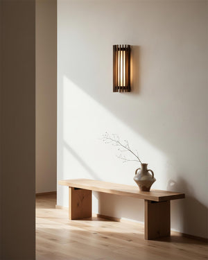 Regina Walnut Wall Lamp