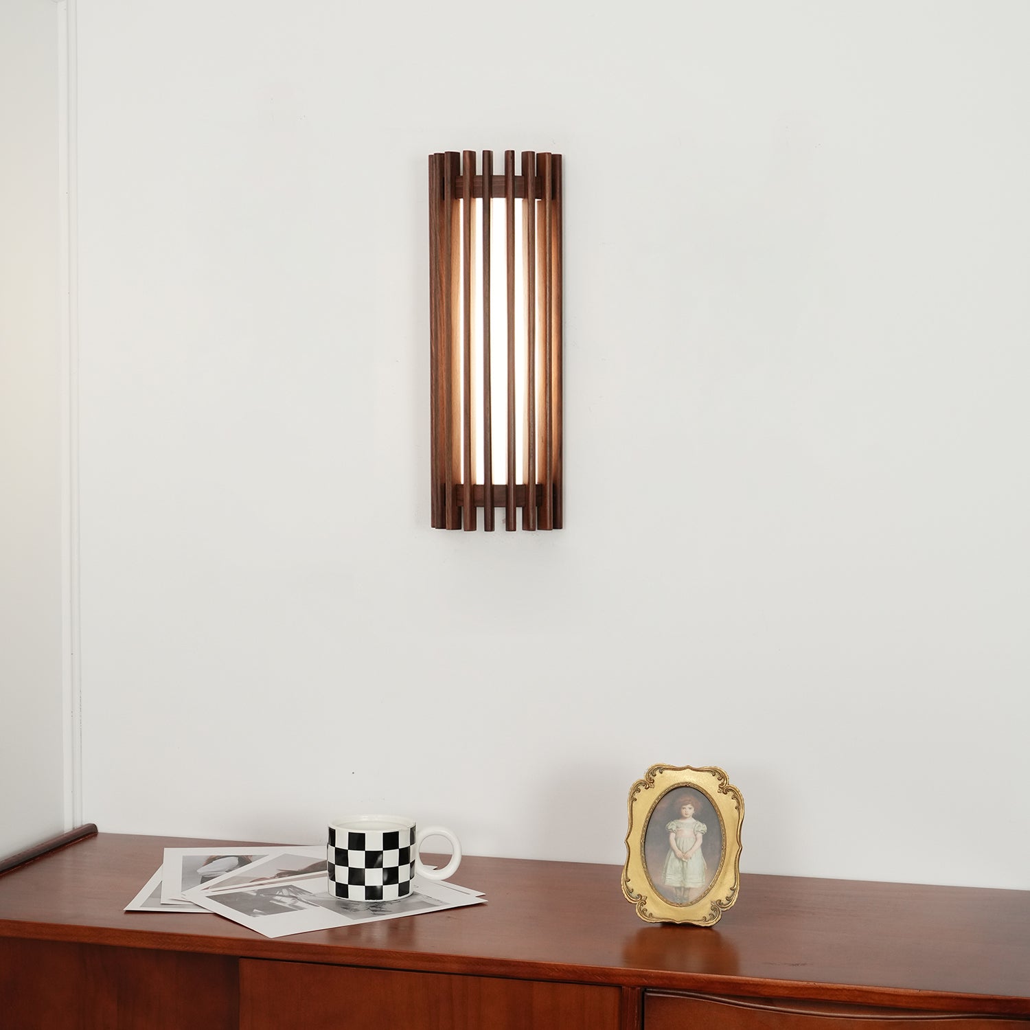 Regina Walnut Wall Lamp