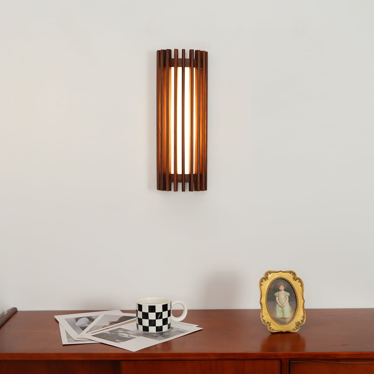 Regina Walnut Wall Lamp