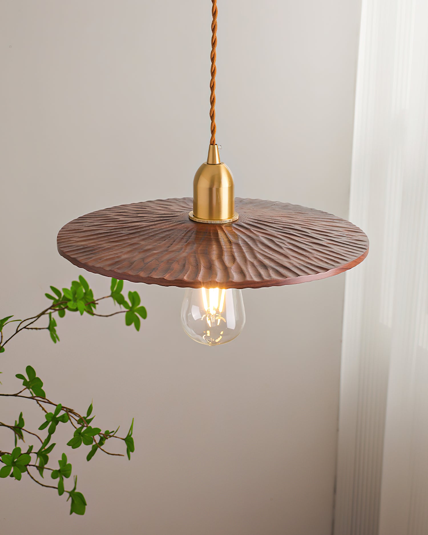 Reia Wood Pendant Lamp