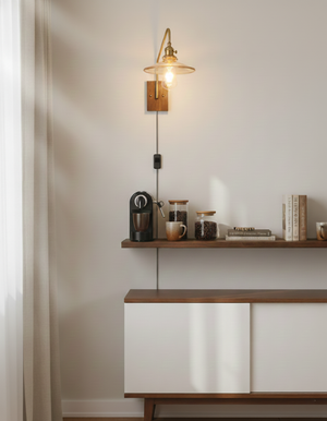 Retro Kelsey Plug In Wall Light