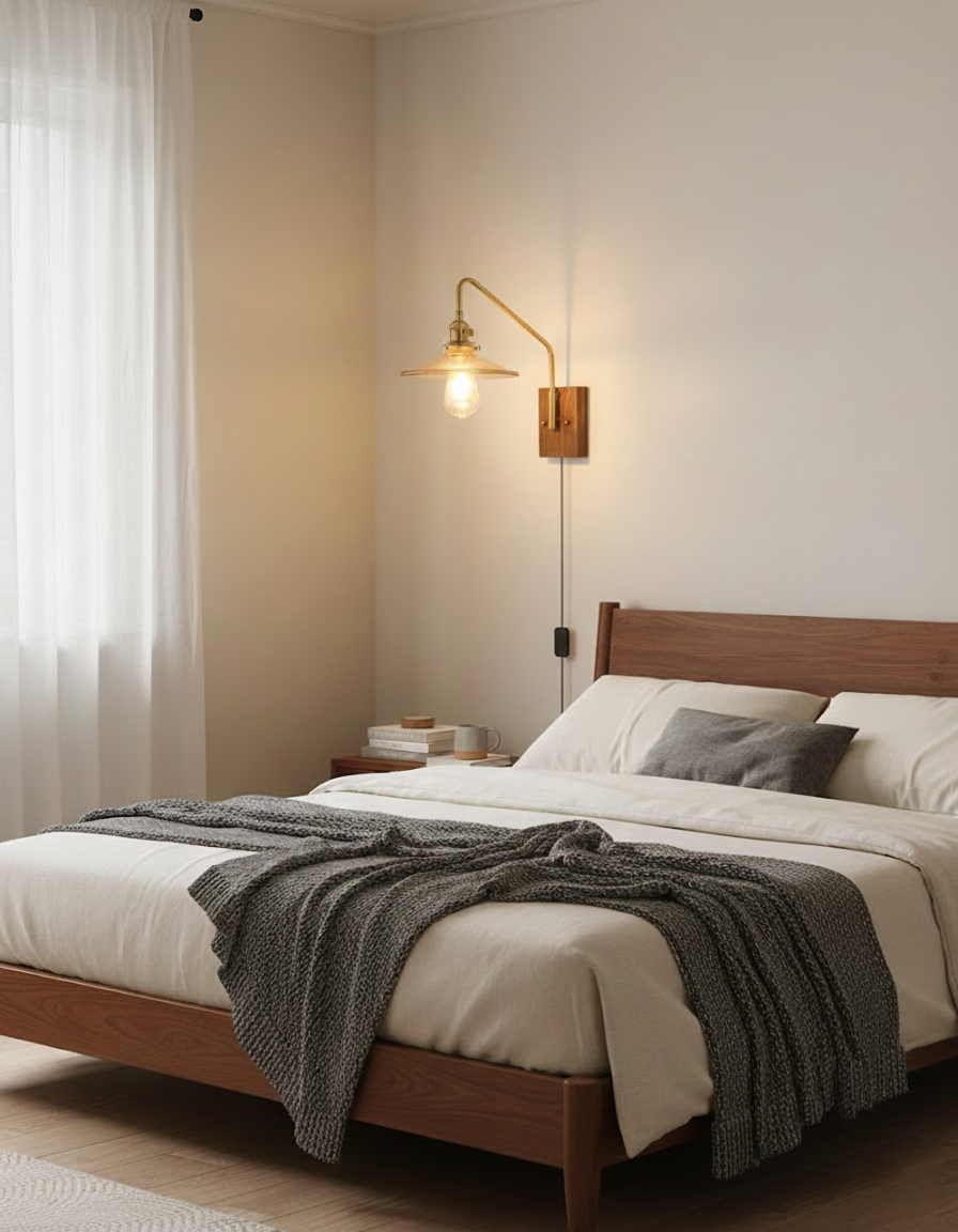 Retro Kelsey Plug-In Wall Light