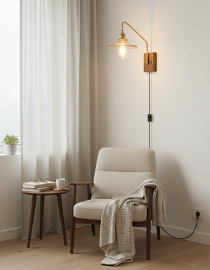 Retro Kelsey Plug In Wall Light