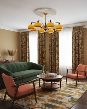 Retro Calliope Chandelier