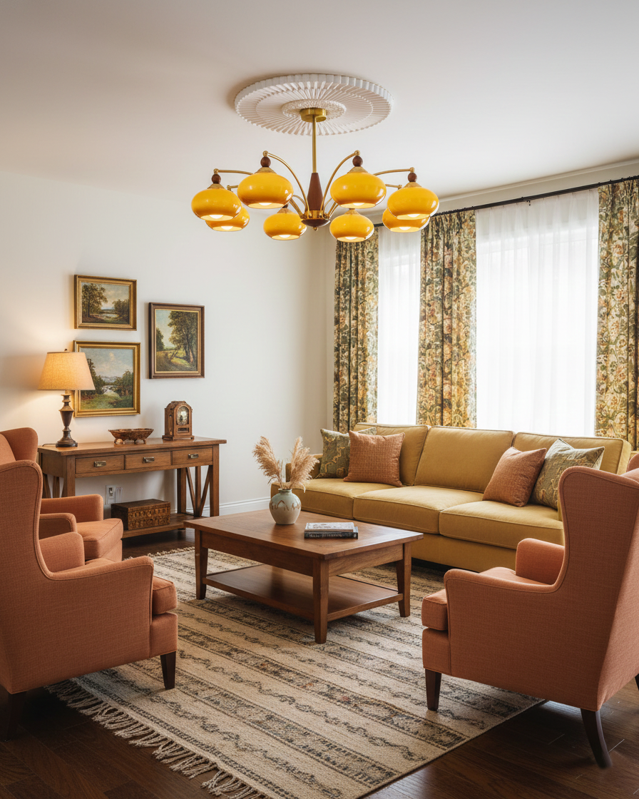 Retro Calliope Chandelier