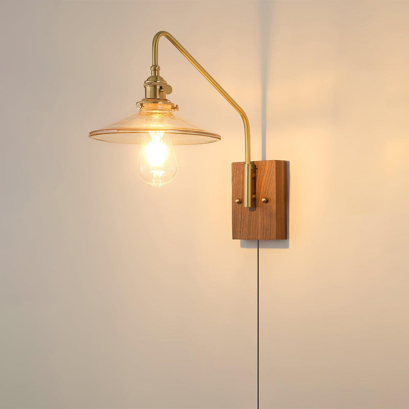 Retro Kelsey Plug In Wall Light – detail 17