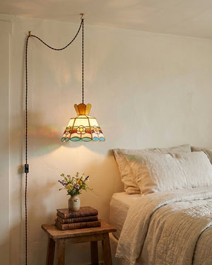Retro Ketan Plug In Pendant Light
