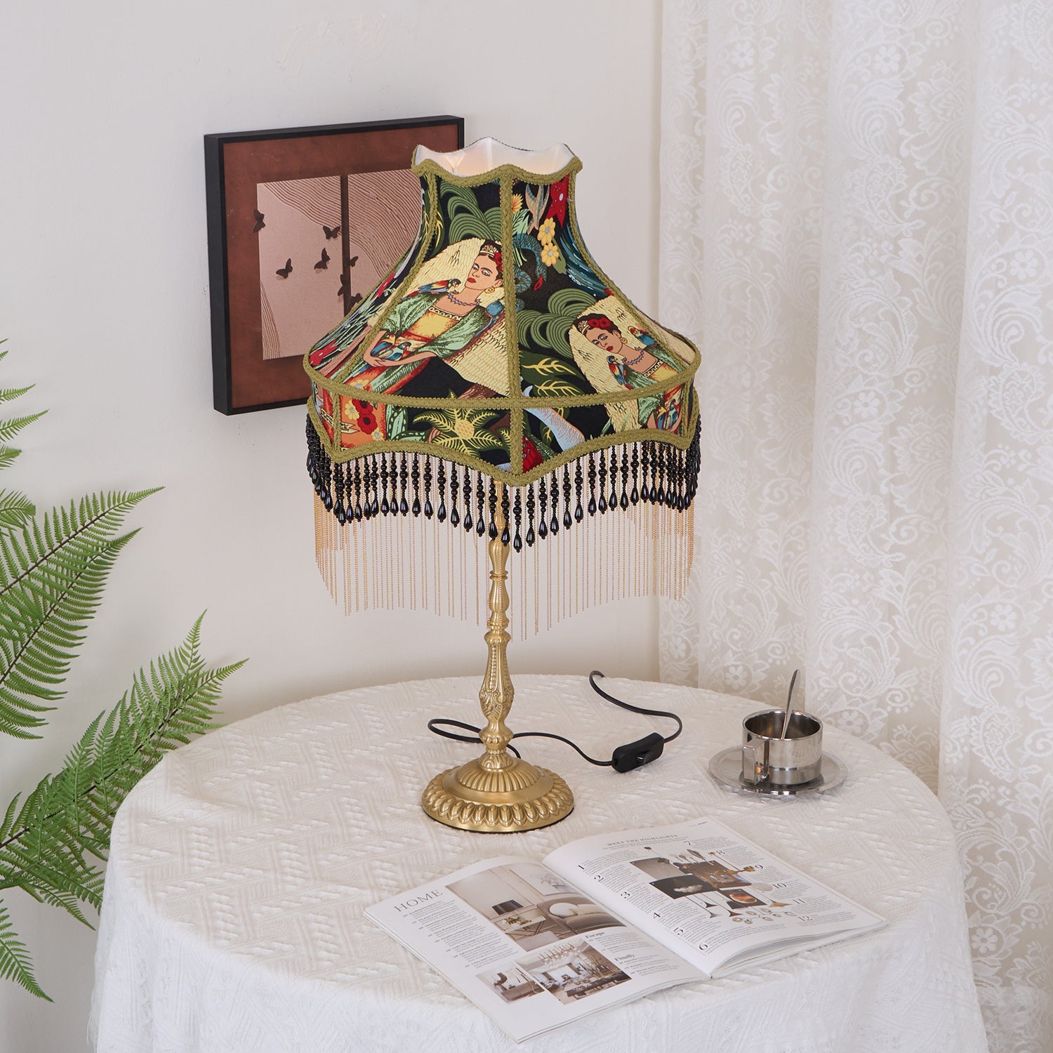 Retro Peony Table Light