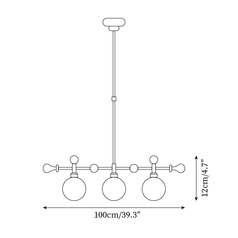 Retro Satilla Chandelier