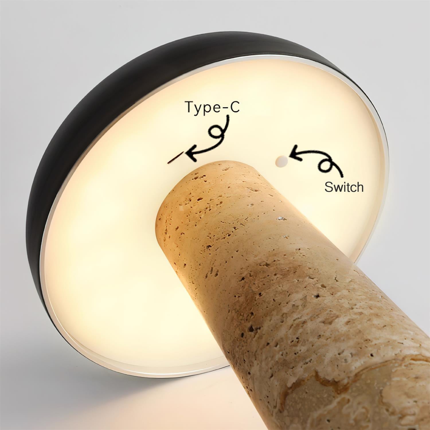 Reverse Charge Table Lamp