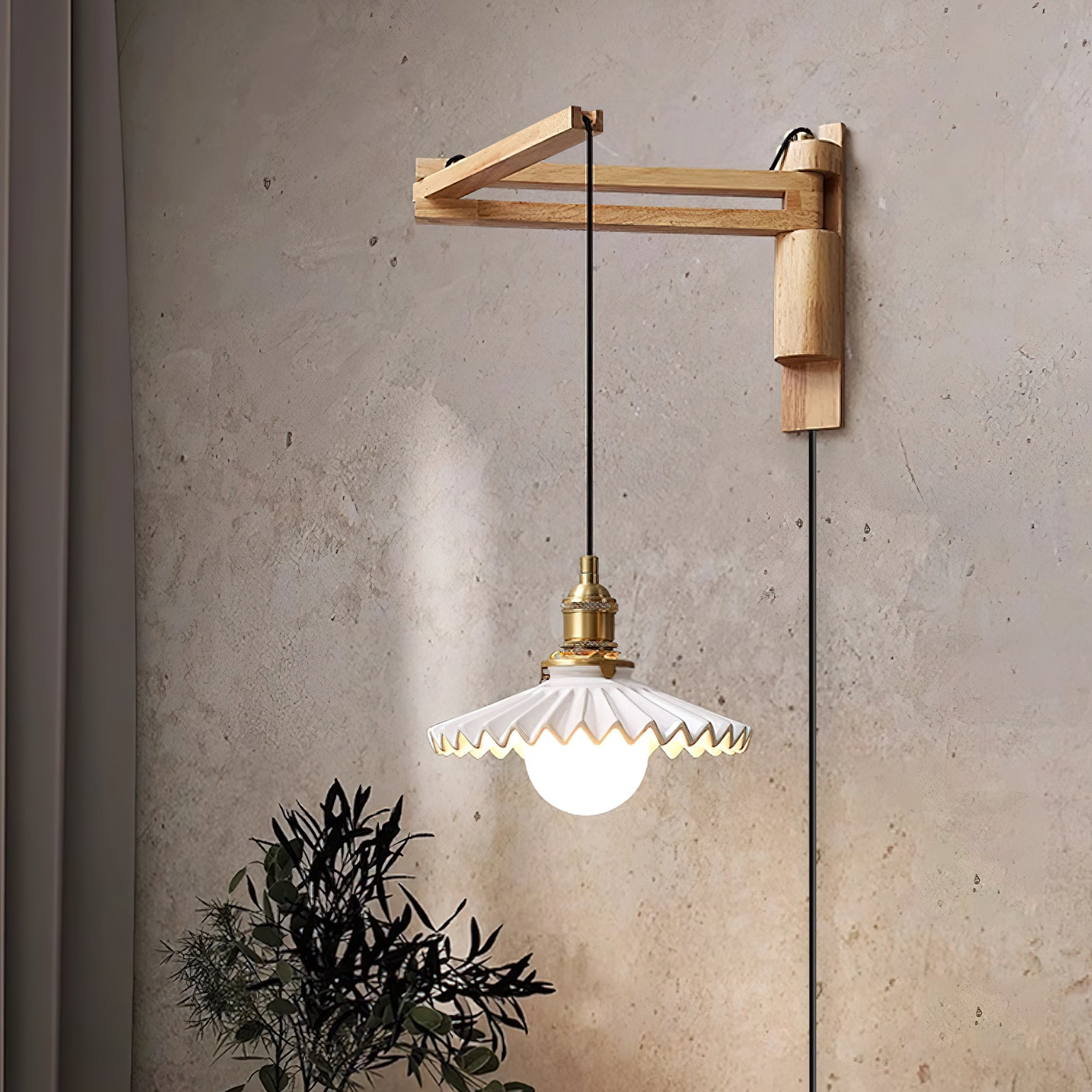 Rigale Plug In Wall Lamp