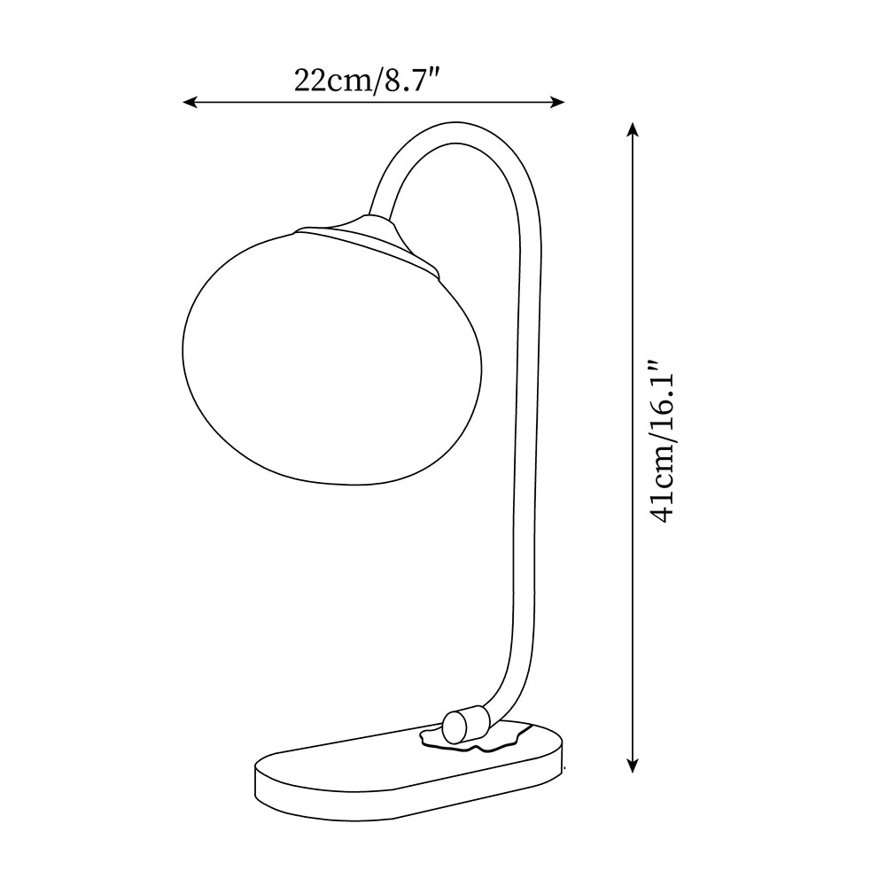 Riku Table Lamp 8.7″- 16.1″