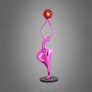 Lámpara de pie escultura Rina