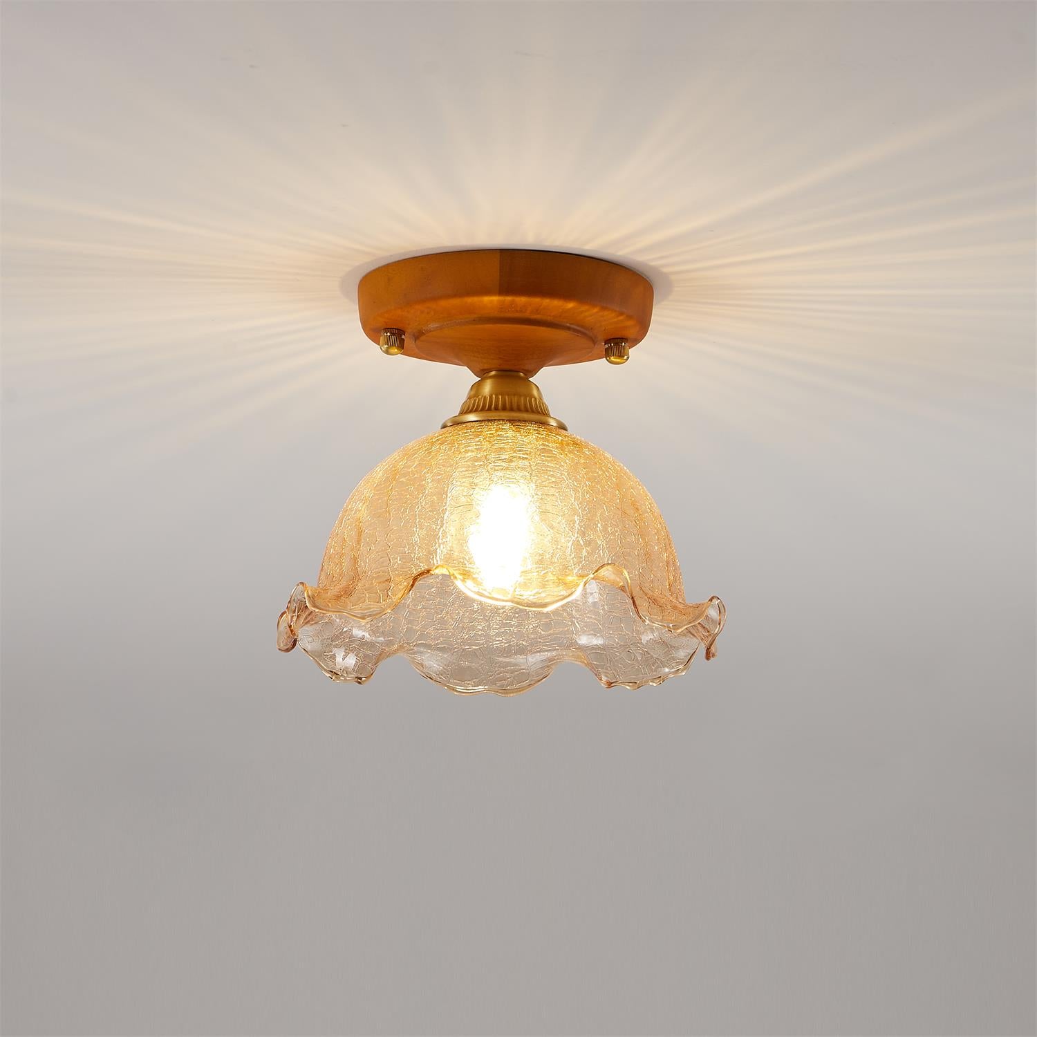 Rino Glass Ceiling Light