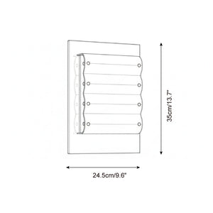 Ripple Edge Wall Lamp