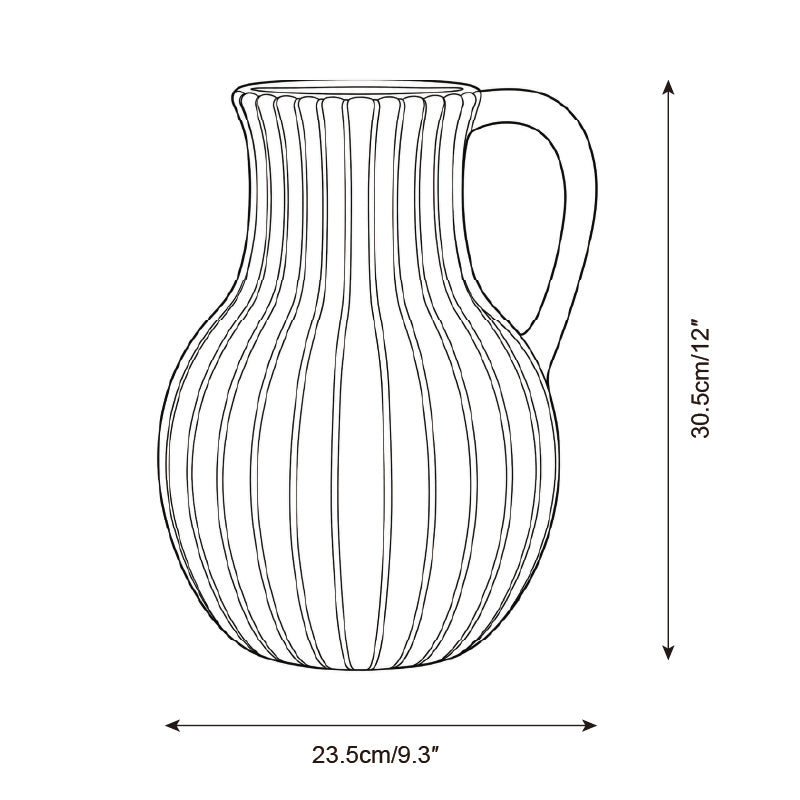 Rivelle Ceramic Vase — Dimension drawings 4