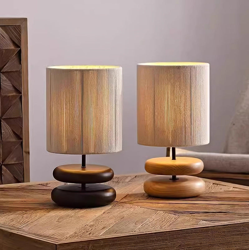 Wooden Modern Bedroom Table Lamp - Docos