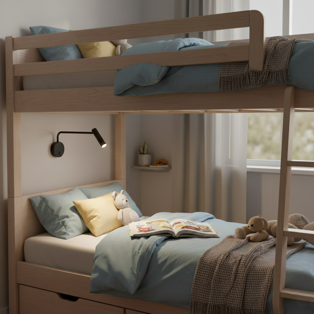 Lámpara de pared de lectura Rizo 