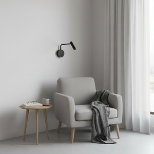 Lámpara de pared de lectura Rizo 
