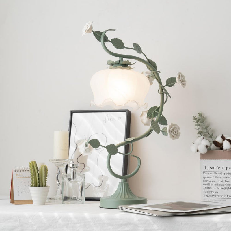 Ron Rose Flower Table Lamp 12.2″- 20.8″ - Docos