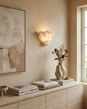 Roche Alabaster Wall Sconce