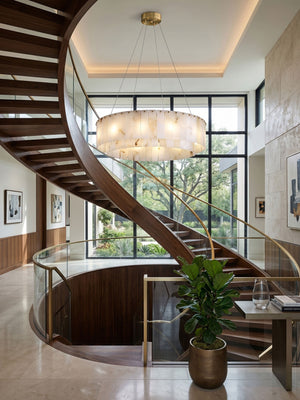 Rock Alabaster Chandelier