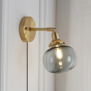 Rodo Glass Plug In Wall Lamp