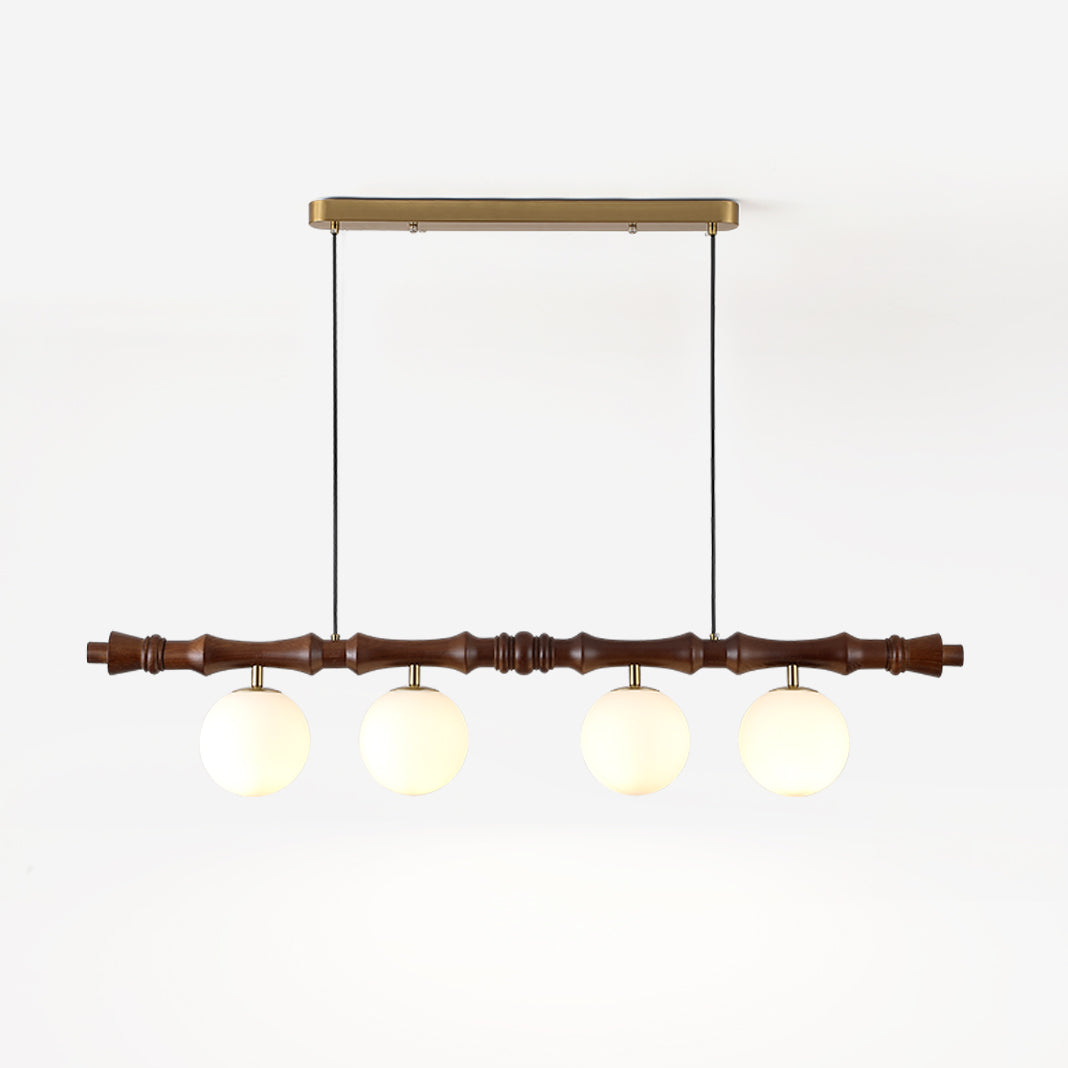 Rollo Wood Chandelier
