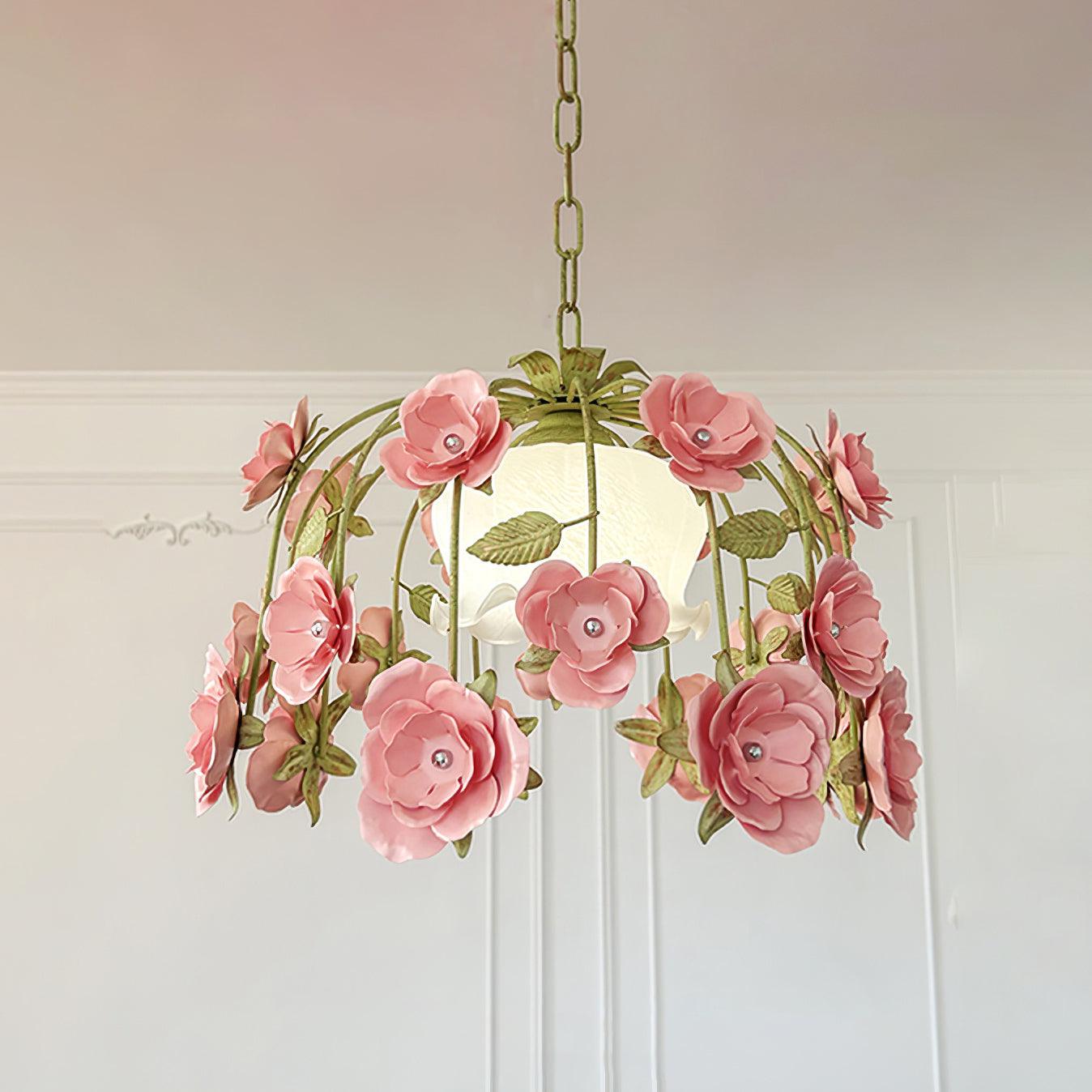 Romantische Flowers Pendant Lamp 13.7″- 47.2″ - Docos