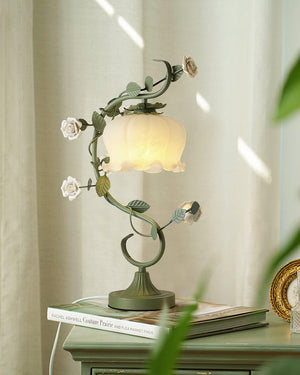 Ron Rose Flower Table Lamp 12.2″- 20.8″ - Docos