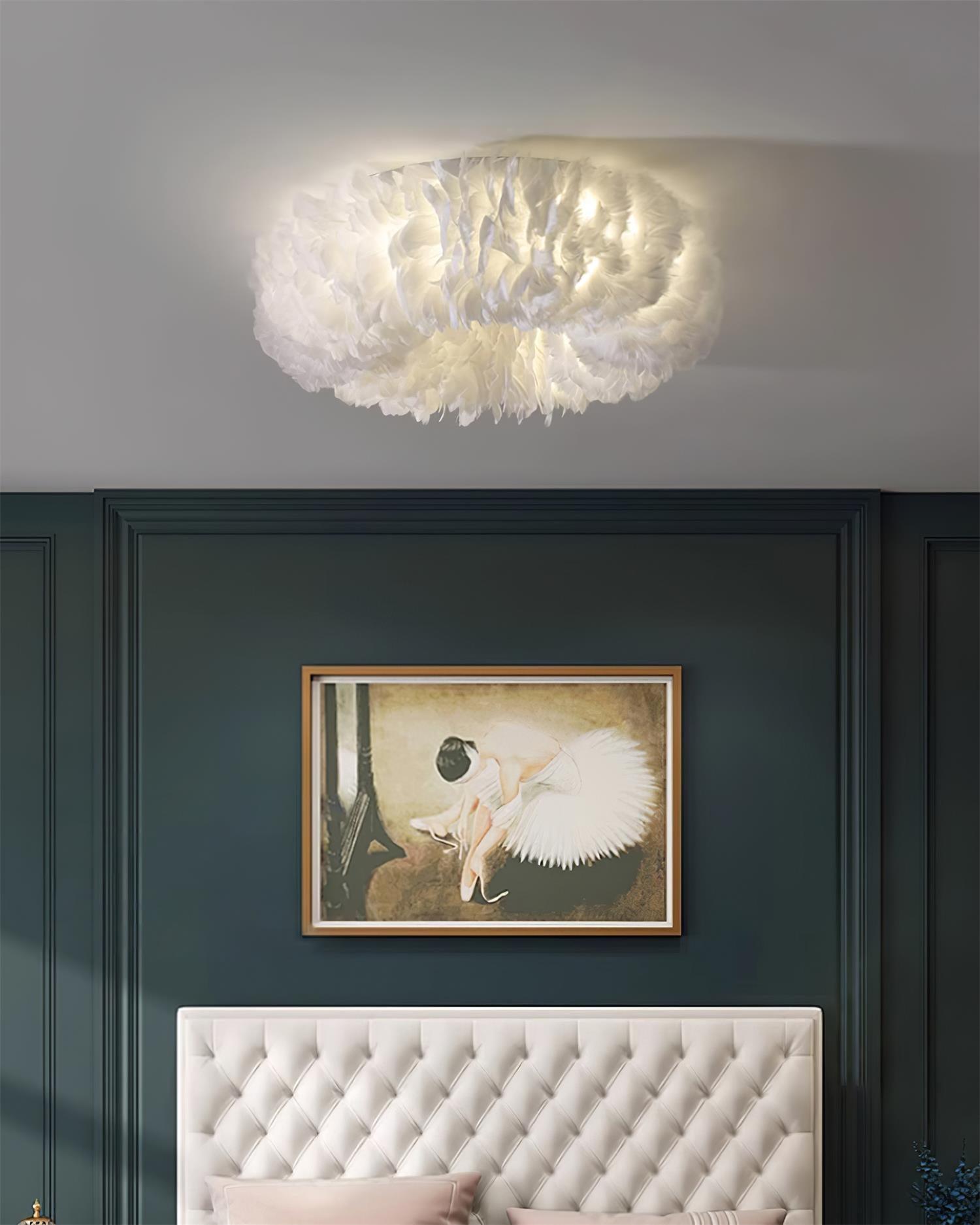Rora Feather Ceiling Light