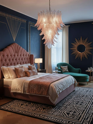 Rosalind Glass Chandelier