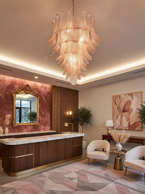 Rosalind Glass Chandelier