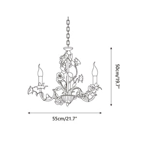 Rose Flowers Chandelier