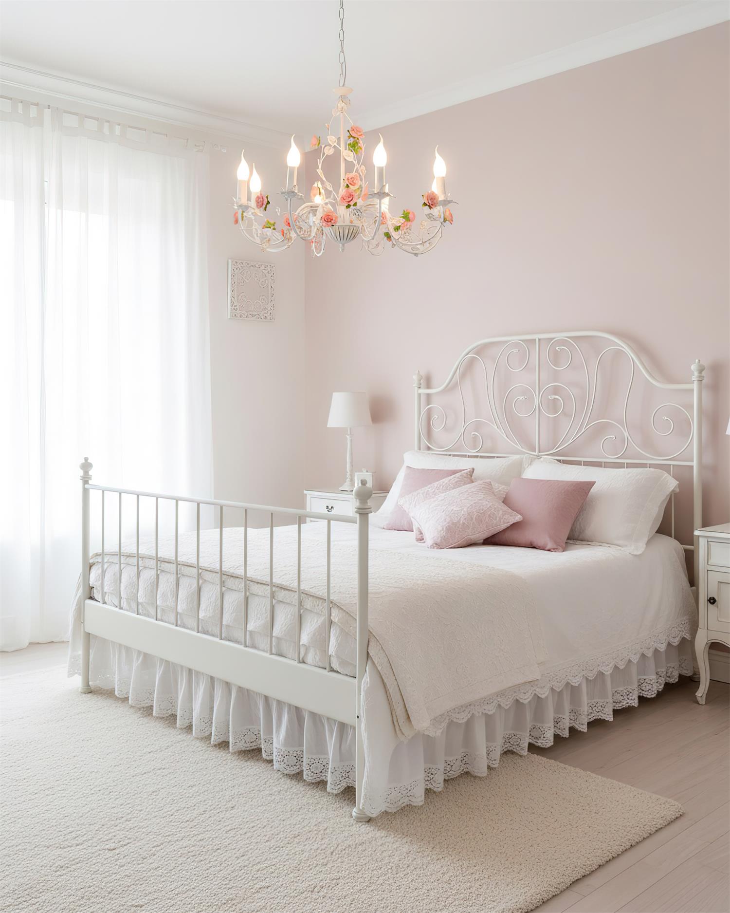 Rose Flowers Chandelier