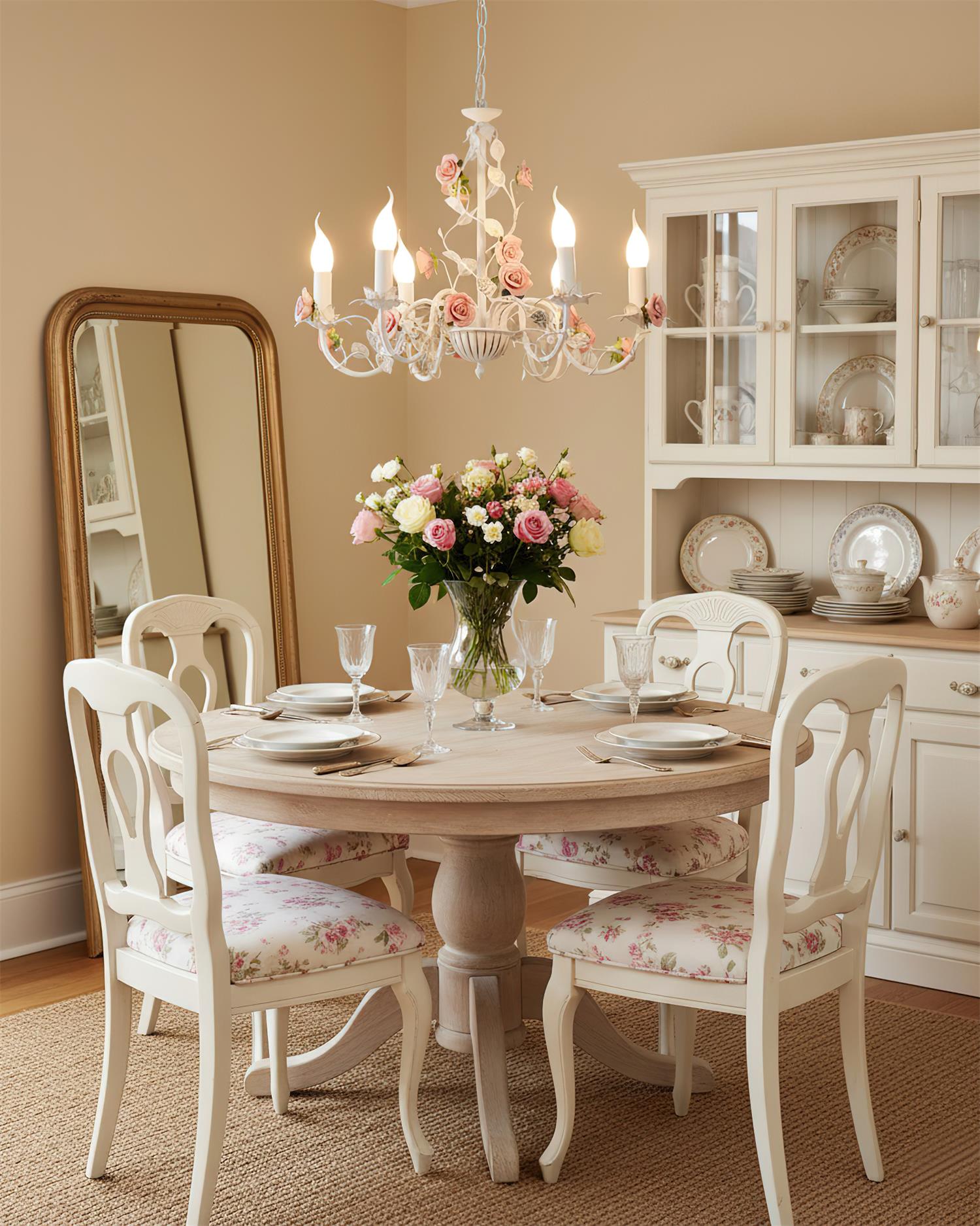 Rose Flowers Chandelier