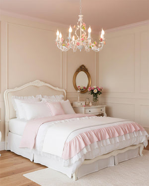 Rose Flowers Chandelier