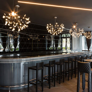Rose Gold Firefly LED Chandelier