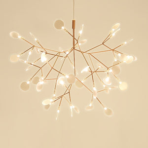 Rose Gold Firefly LED Chandelier